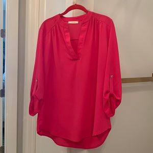 Entro hot pink, 3 quarter sleeve blouse